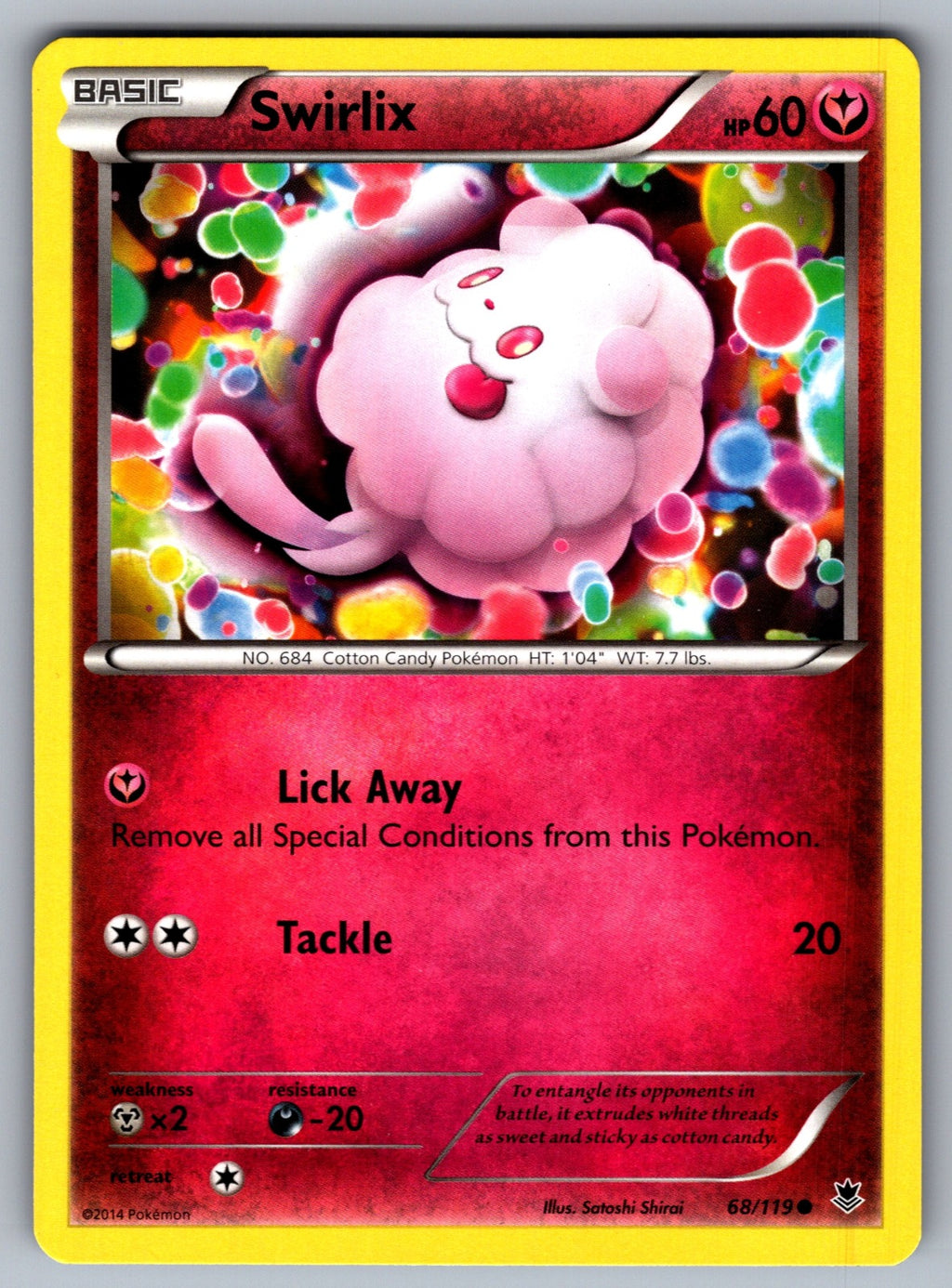 Swirlix Common XY - Phantom Forces 68/119 LP 2014