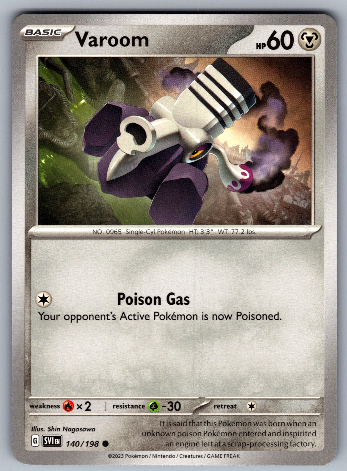 Varoom Common SV01: Scarlet & Violet Base Set 140/198 NM 2023