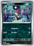 Purrloin Reverse Holo Common SV04: Paradox Rift 114/182 NM 2023