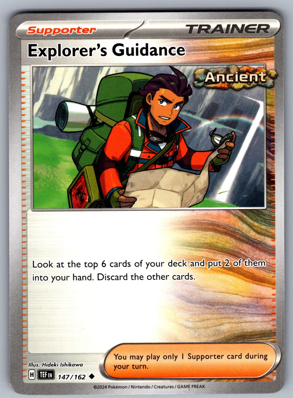 Explorer's Guidance - Uncommon SV05: Temporal Forces 147/162 NM 2024