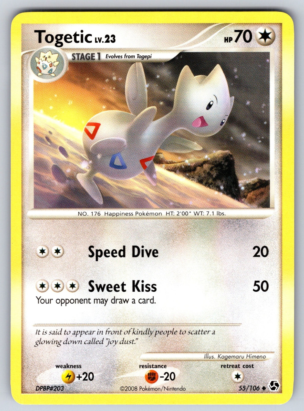 Togetic Uncommon Great Encounters 55/106 LP 2008
