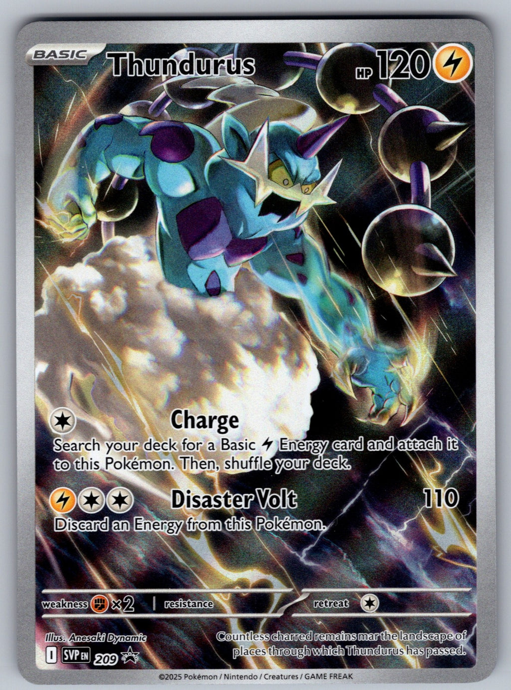 Thundurus Holo Promo SV: Scarlet & Violet Promo Cards 209 NM 2023