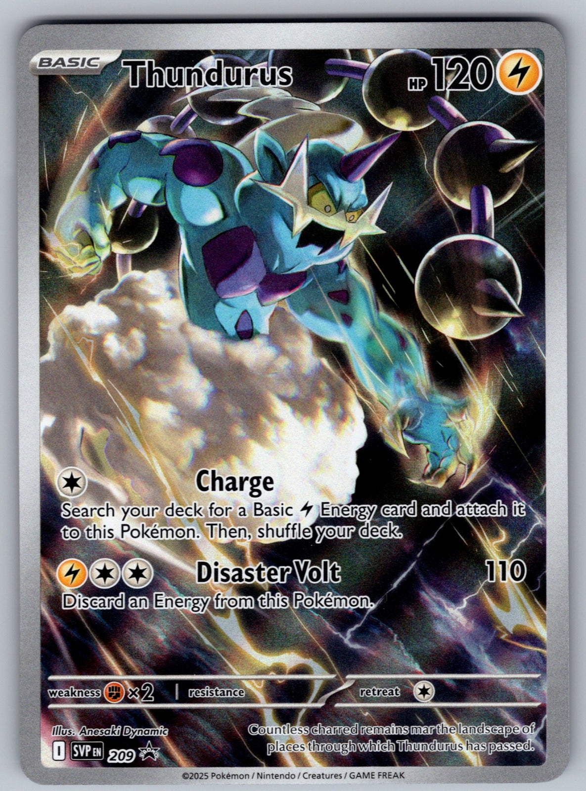 Thundurus Holo Promo SV: Scarlet & Violet Promo Cards 209 NM 2023