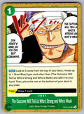 The Outcome Will Tell Us Who's Strong and Who's Weak UC Adventure on Kami's Island OP15-037 NM 2026