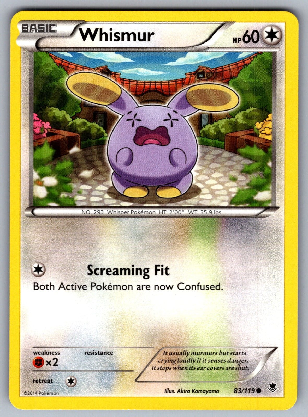 Whismur Common XY - Phantom Forces 83/119 LP 2014
