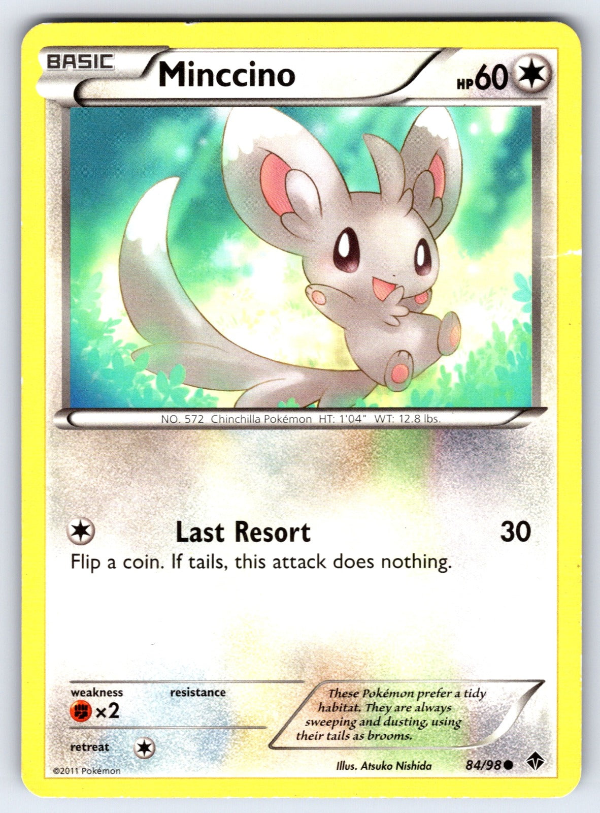 Minccino Common Emerging Powers 84/98 LP 2011