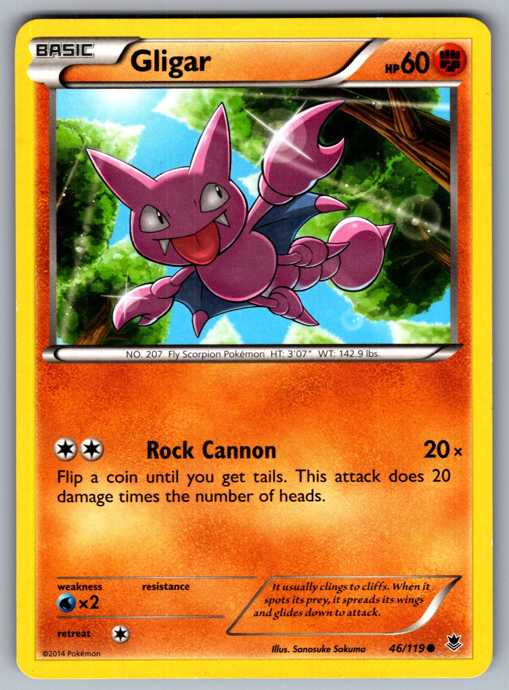 Gligar Common XY - Phantom Forces 46/119 LP 2014