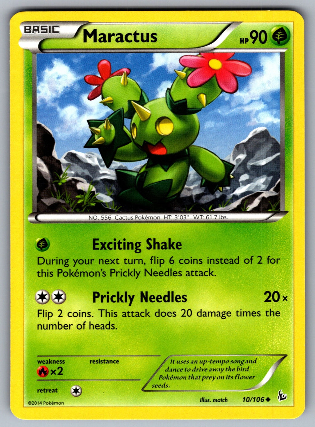 Maractus Uncommon XY - Flashfire 10/106 LP 2014