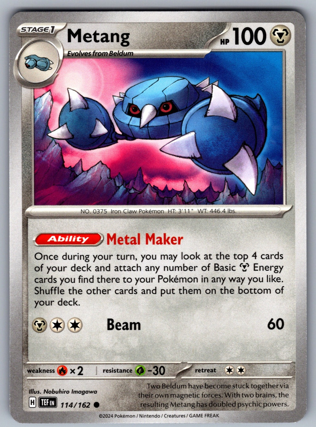Metang Common SV05: Temporal Forces 114/162 NM 2024