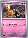 Girafarig Common SV05: Temporal Forces 066/162 NM 2024