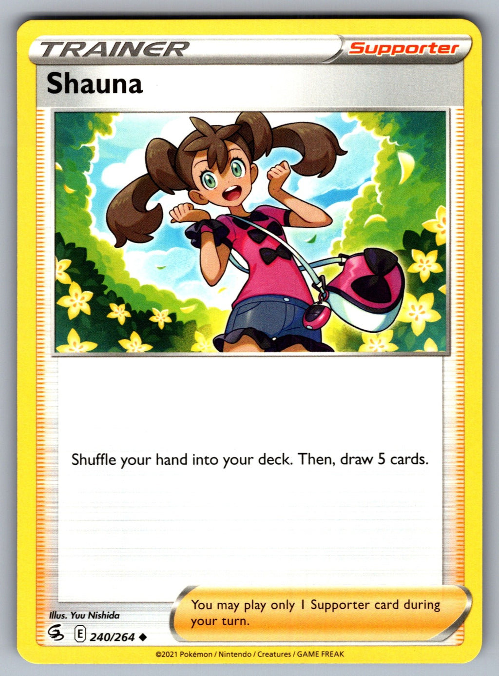 Shauna Uncommon SWSH08: Fusion Strike 240/264 NM 2021