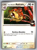 Team Rocket's Raticate Common SV10: Destined Rivals 148/182 NM 2025