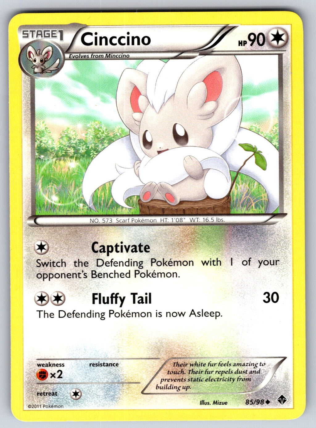 Cinccino Uncommon Emerging Powers 85/98 LP 2011