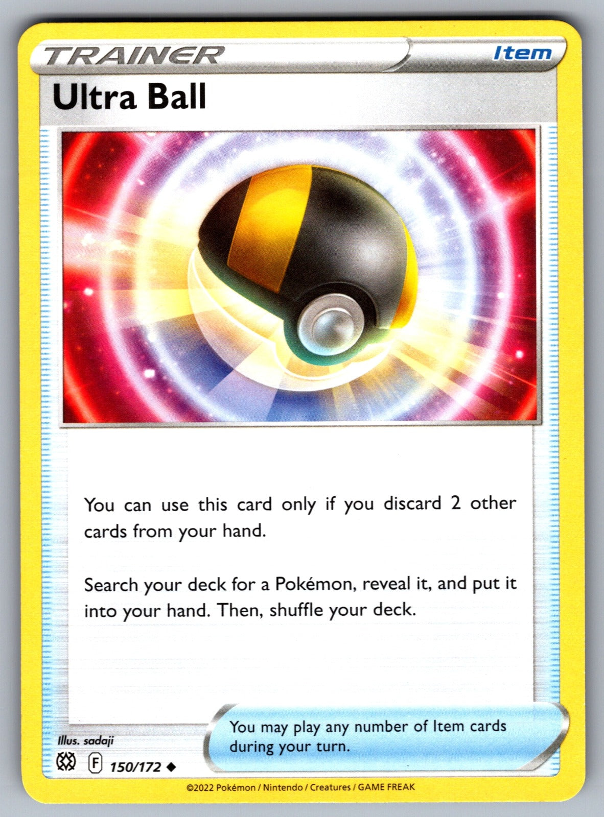 Ultra Ball Uncommon SWSH09: Brilliant Stars 150/172 NM 2022