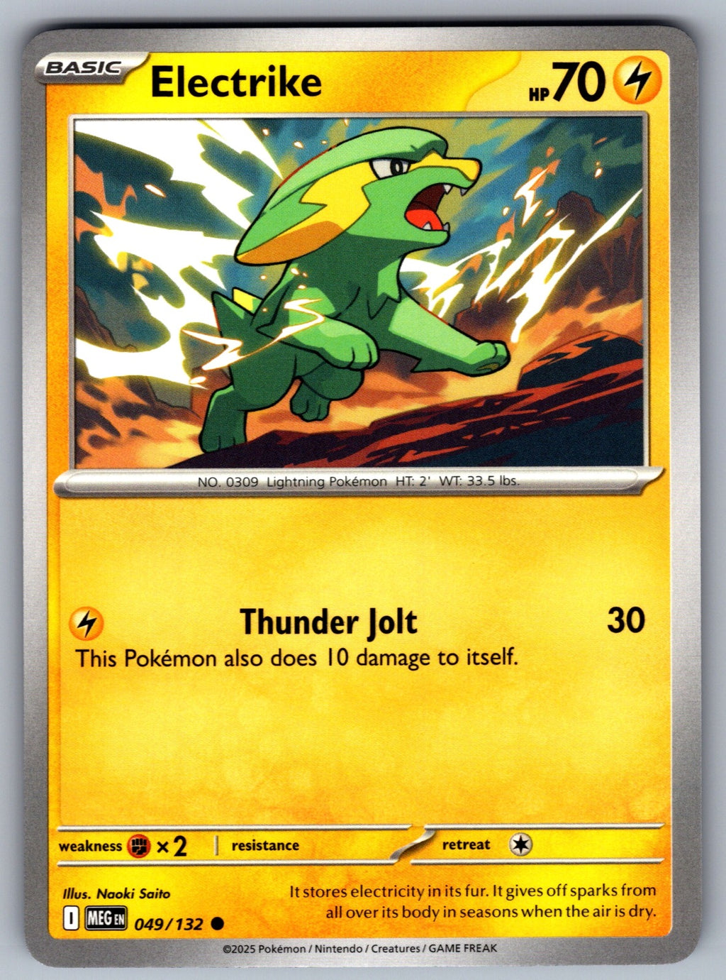 Electrike Common ME01: Mega Evolution 049/132 NM 2025