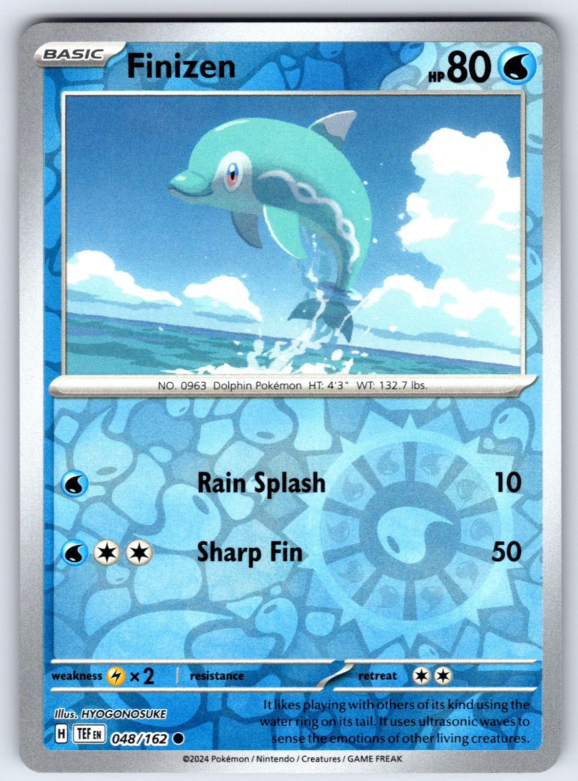 Finizen Reverse Holo Common SV05: Temporal Forces 048/162 NM 2024