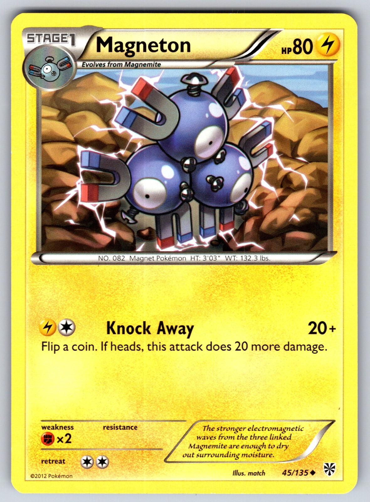 Magneton (45) Uncommon Plasma Storm 45/135 LP 2013