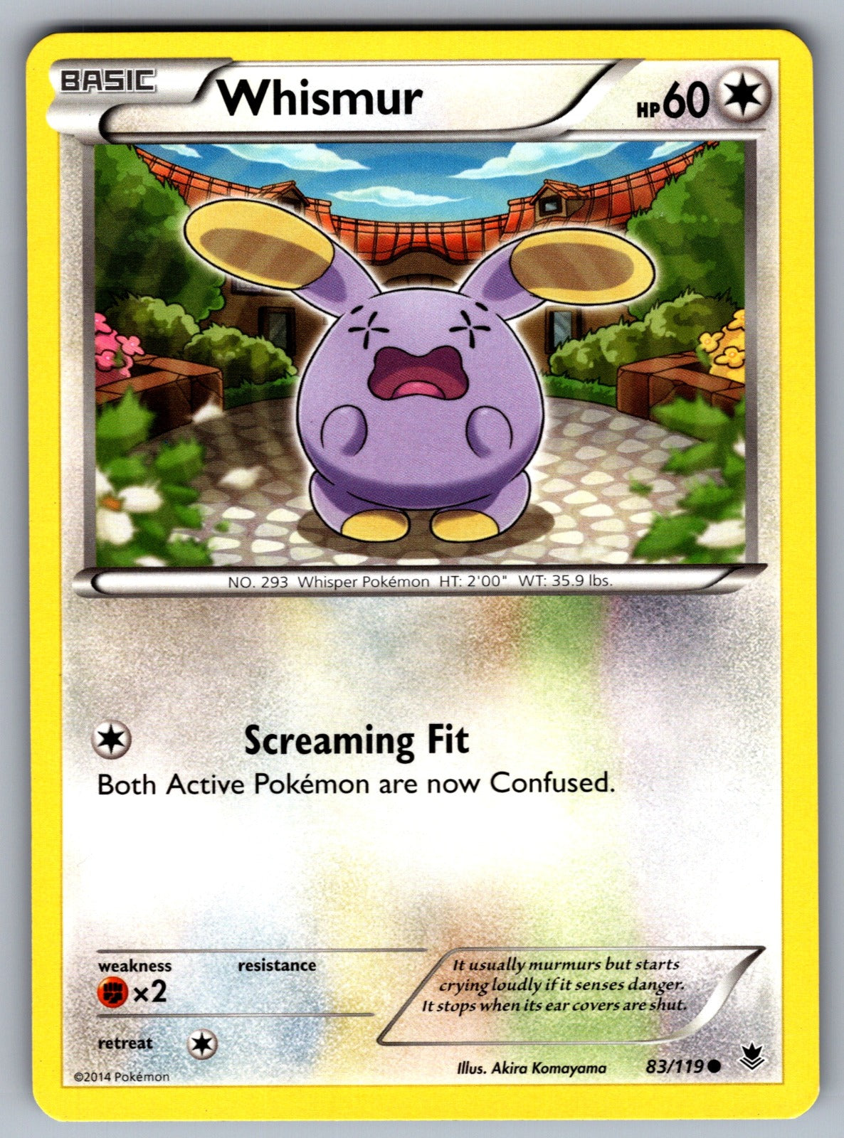 Whismur Common XY - Phantom Forces 83/119 LP 2014