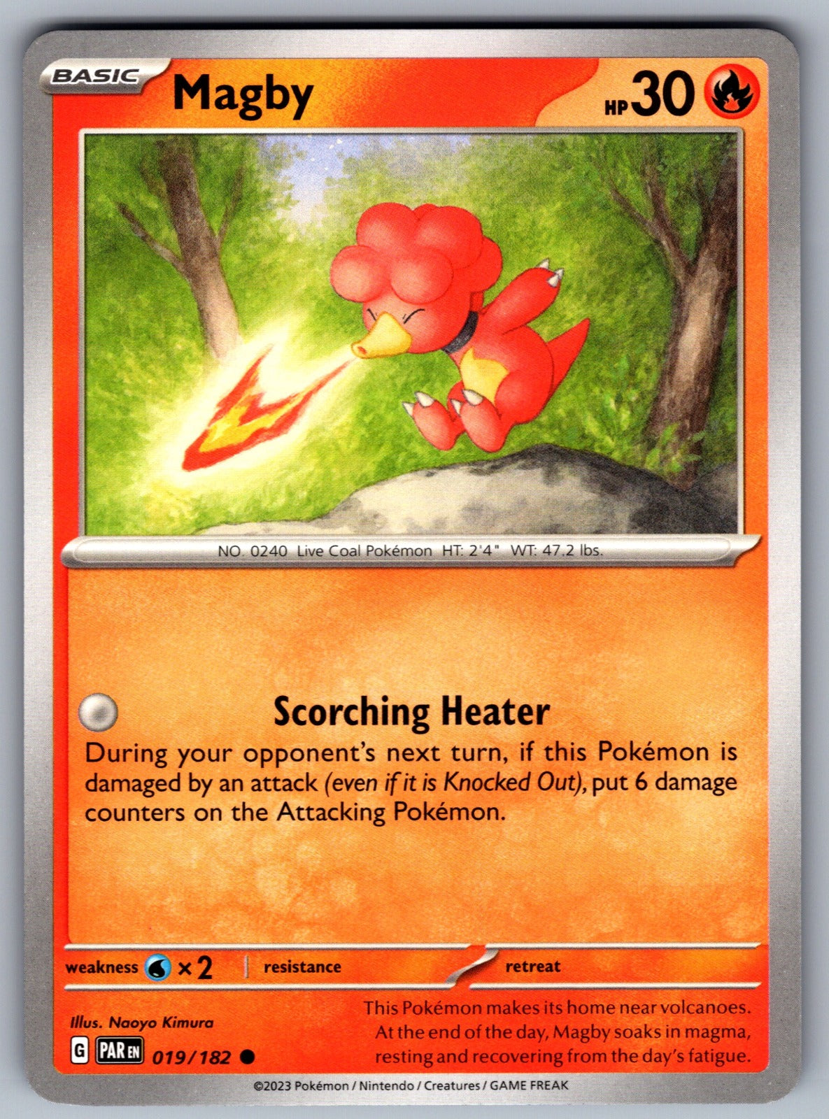 Magby Common SV04: Paradox Rift 019/182 NM 2023