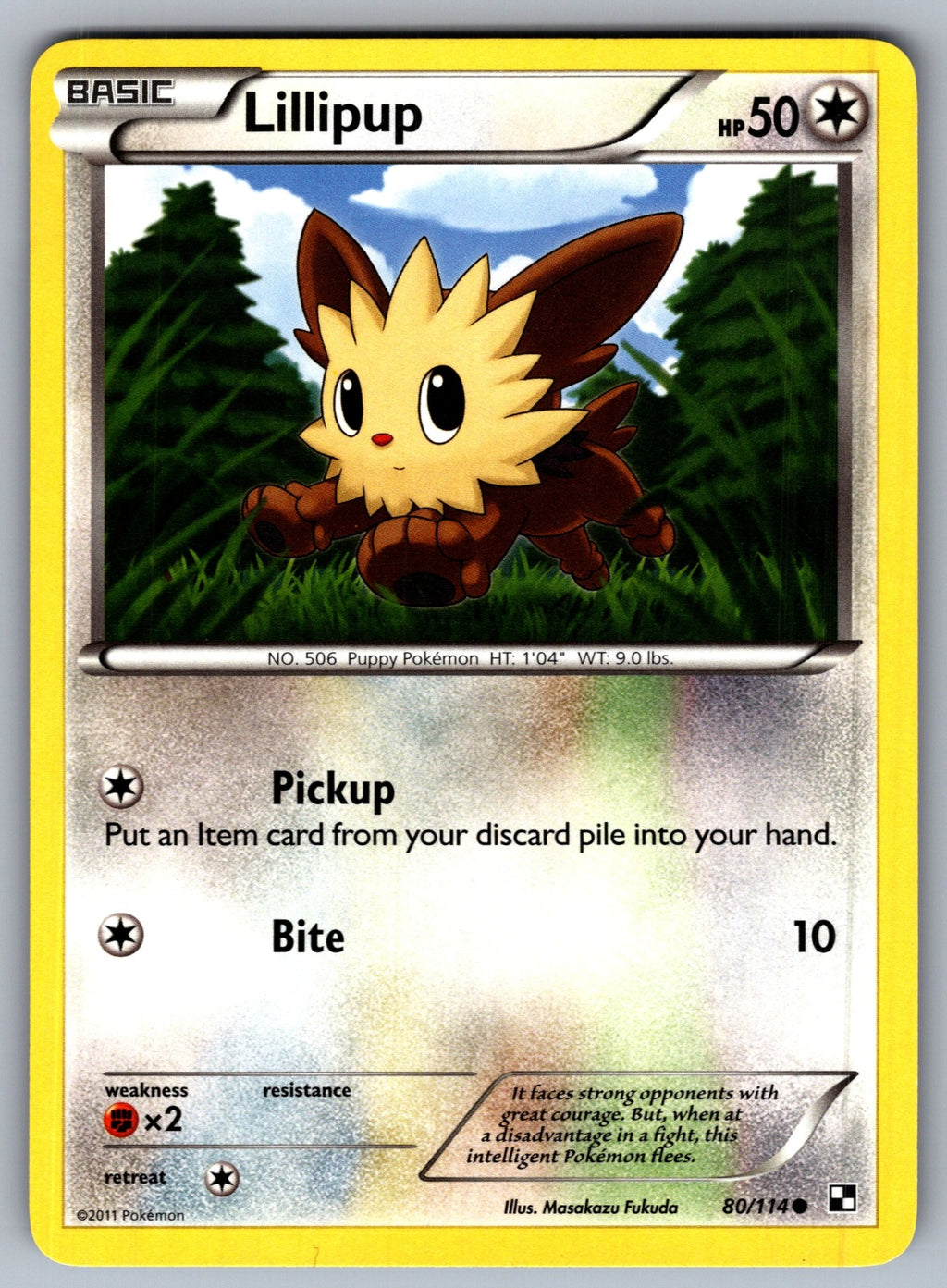 Lillipup (80) Common Black and White 80/114 LP 2011