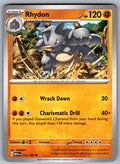 Rhydon Uncommon SV: Scarlet & Violet 151 112/165 NM 2023