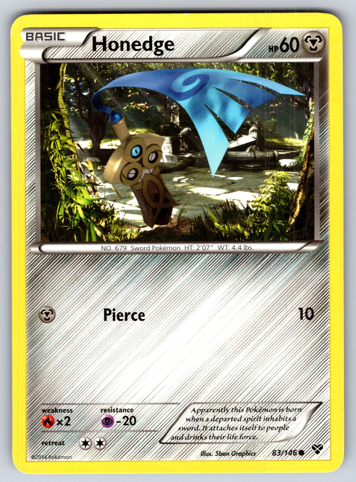 Honedge Common XY Base Set 83/146 LP 2014