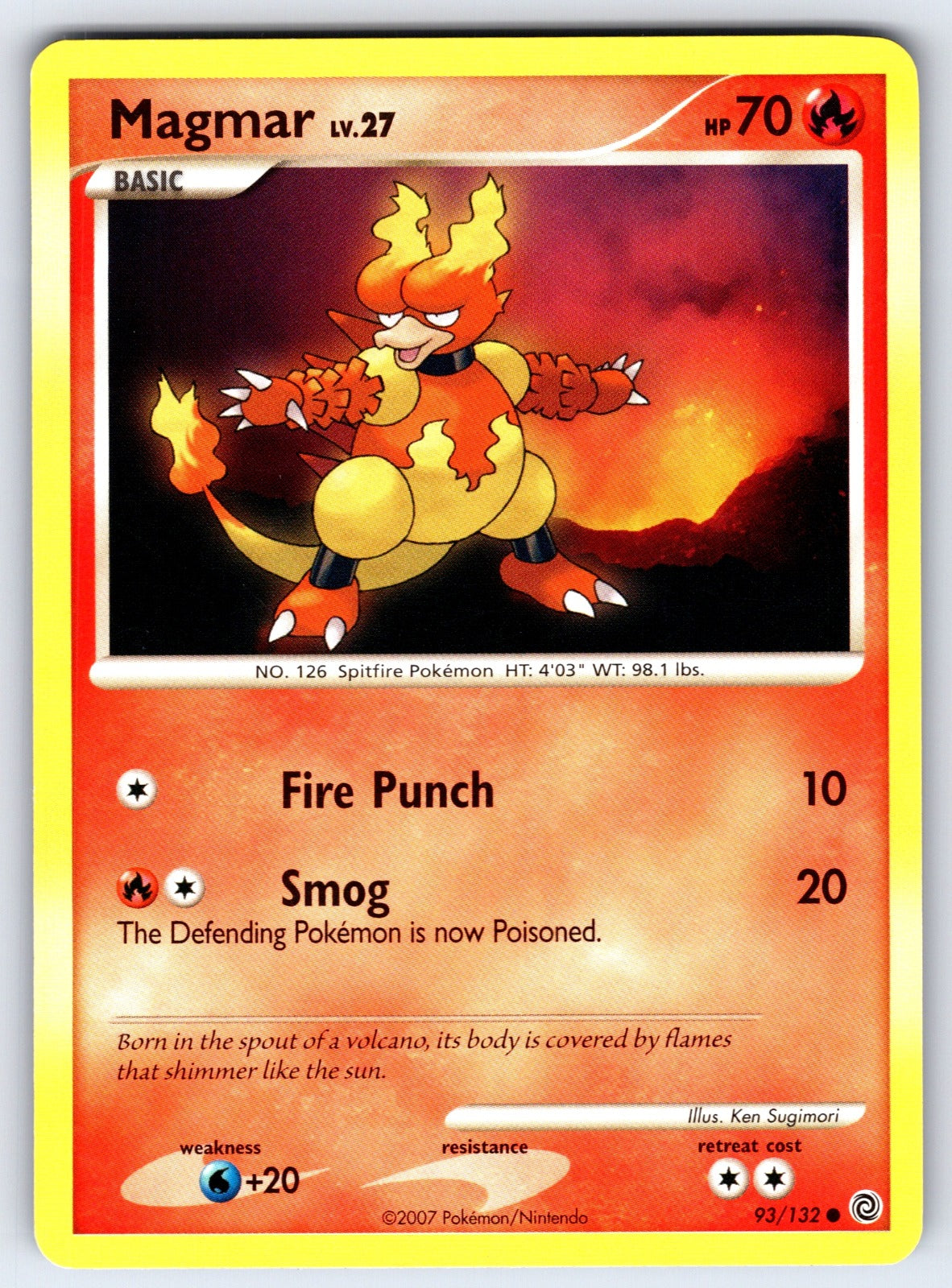 Magmar Common Secret Wonders 93/132 LP 2007