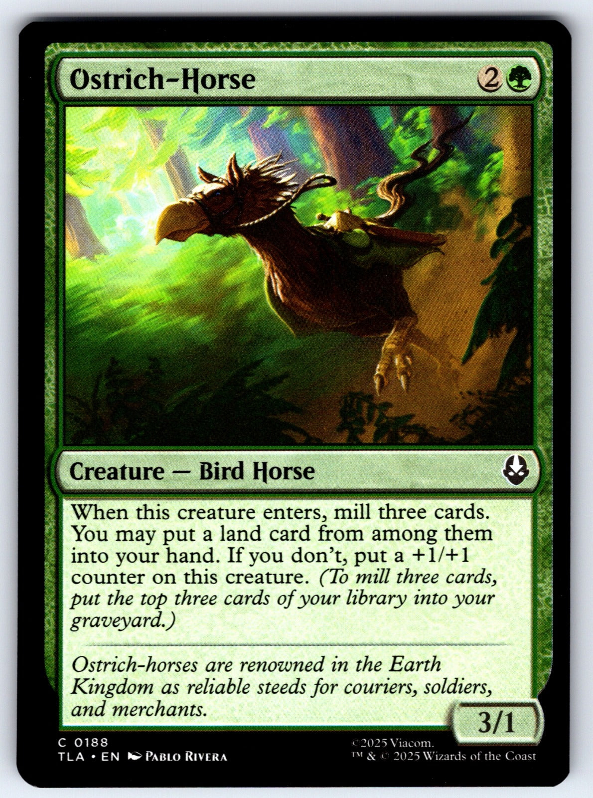 Ostrich-Horse C Avatar: The Last Airbender 188 NM 2025