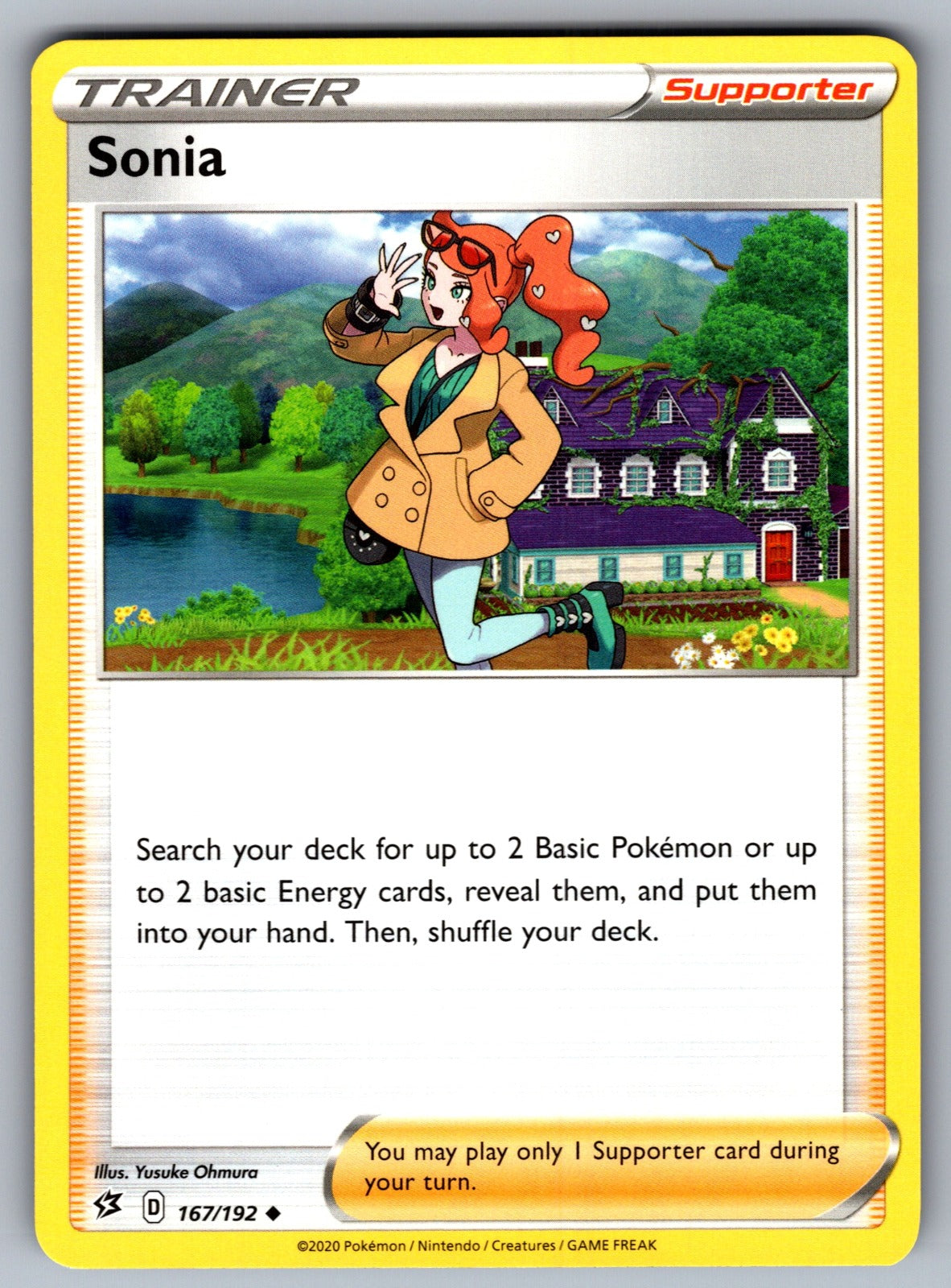 Sonia Uncommon SWSH02: Rebel Clash 167/192 NM 2020