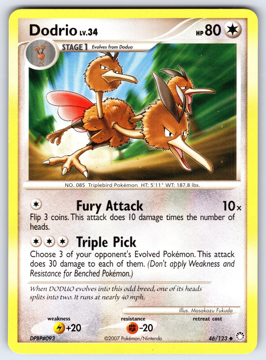 Dodrio Uncommon Mysterious Treasures 46/123 LP 2007