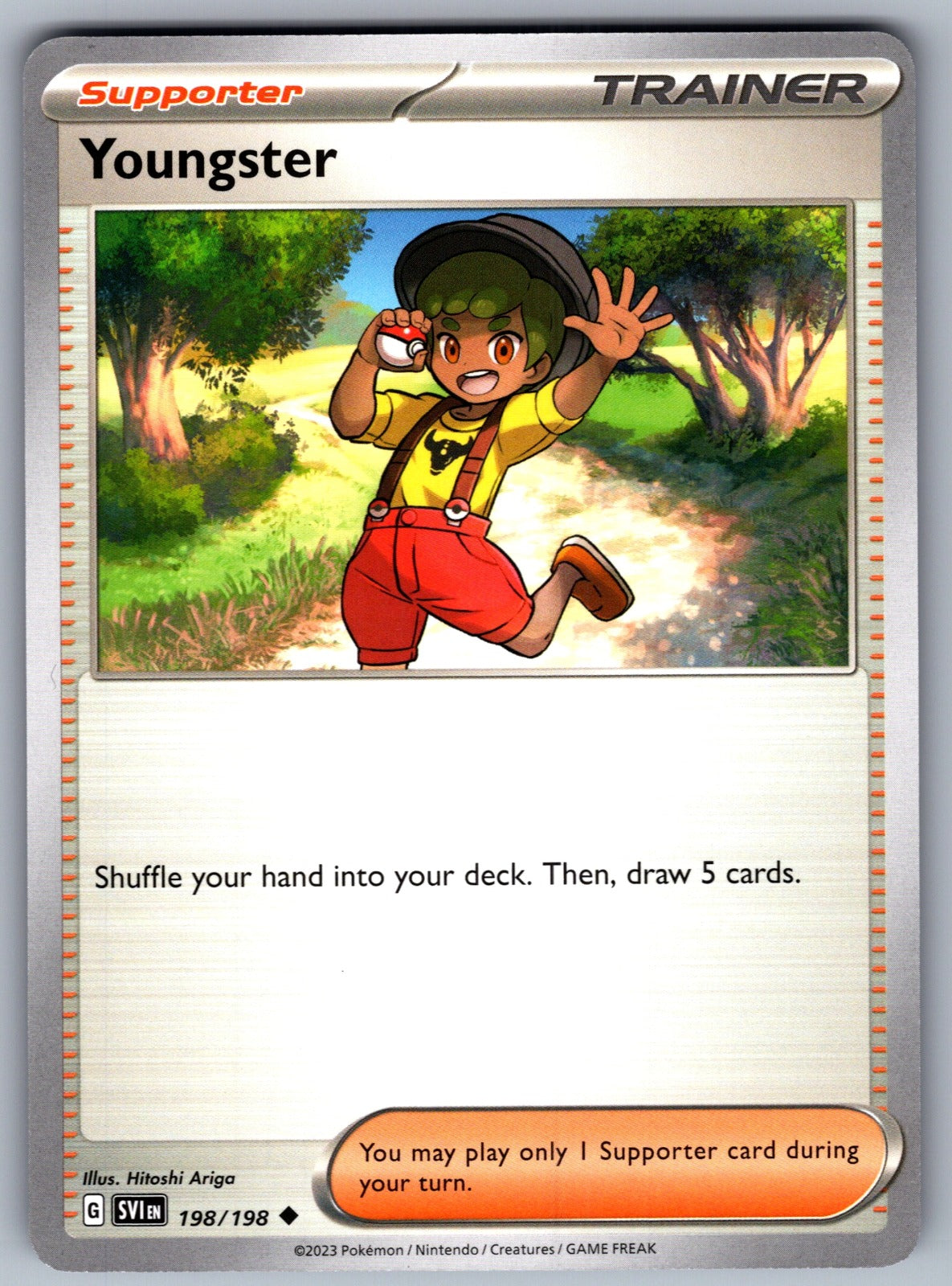 Youngster Uncommon SV01: Scarlet & Violet Base Set 198/198 NM 2023
