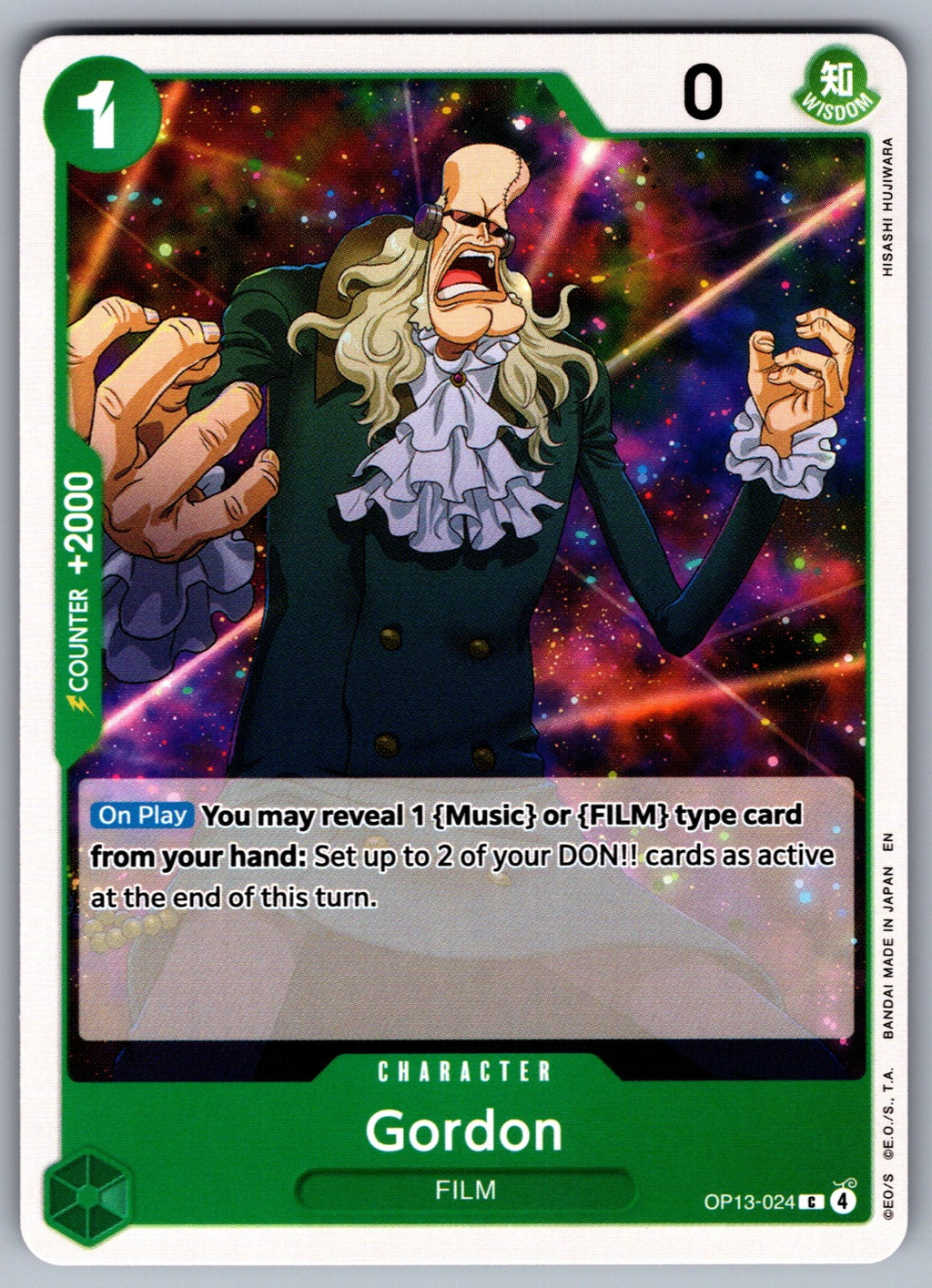 Gordon C Carrying On His Will OP13-024 NM 2025