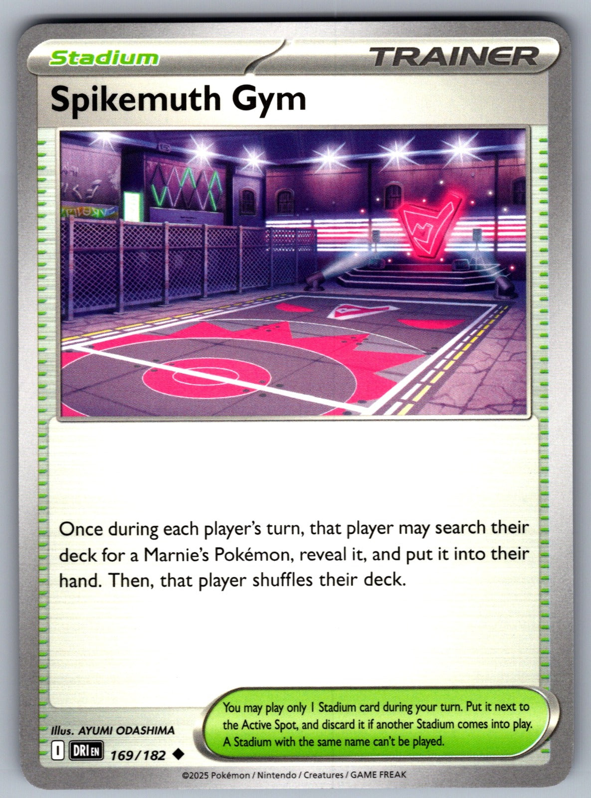 Spikemuth Gym Uncommon SV10: Destined Rivals 169/182 NM 2025