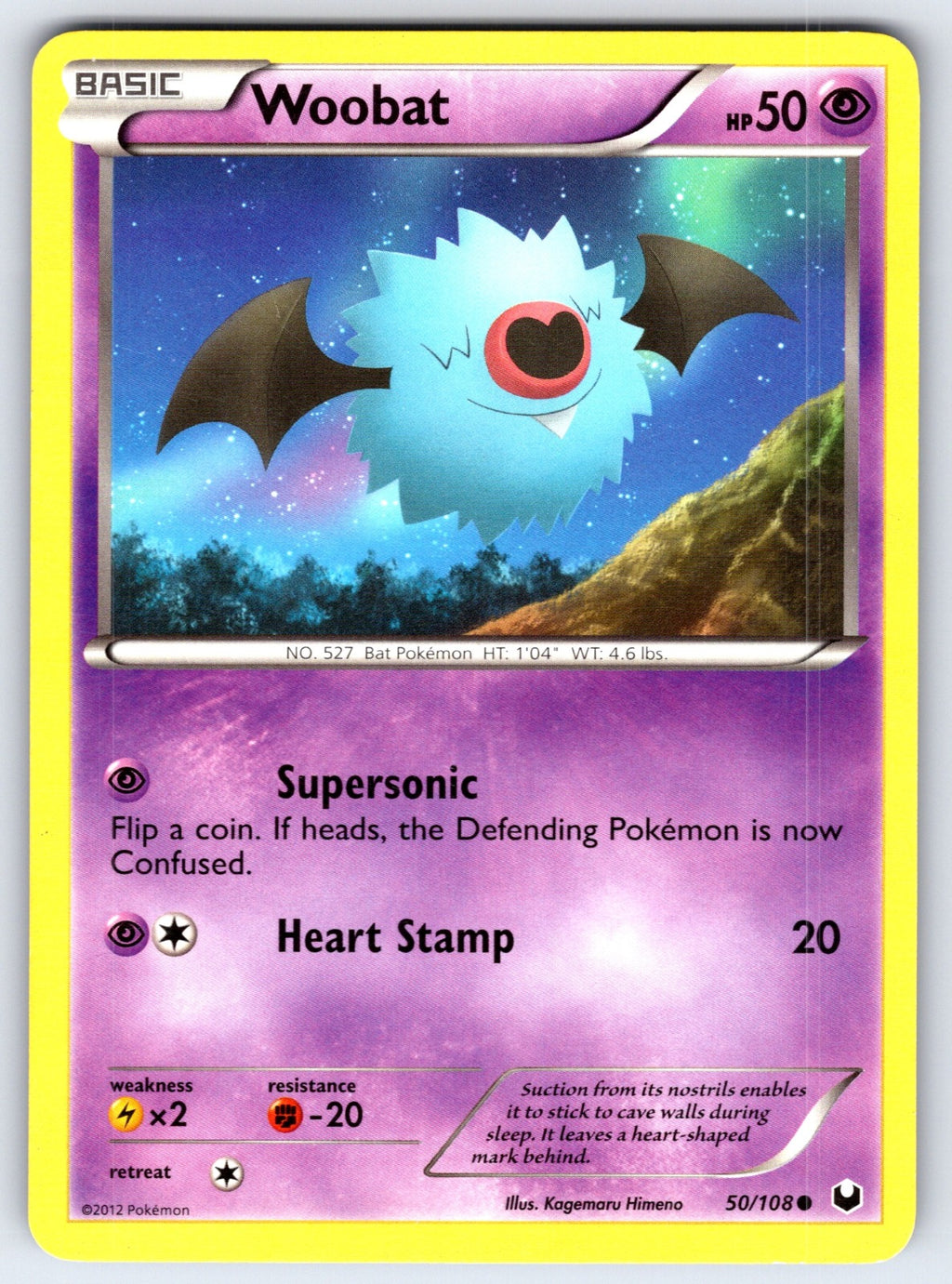 Woobat Common Dark Explorers 50/108 LP 2012