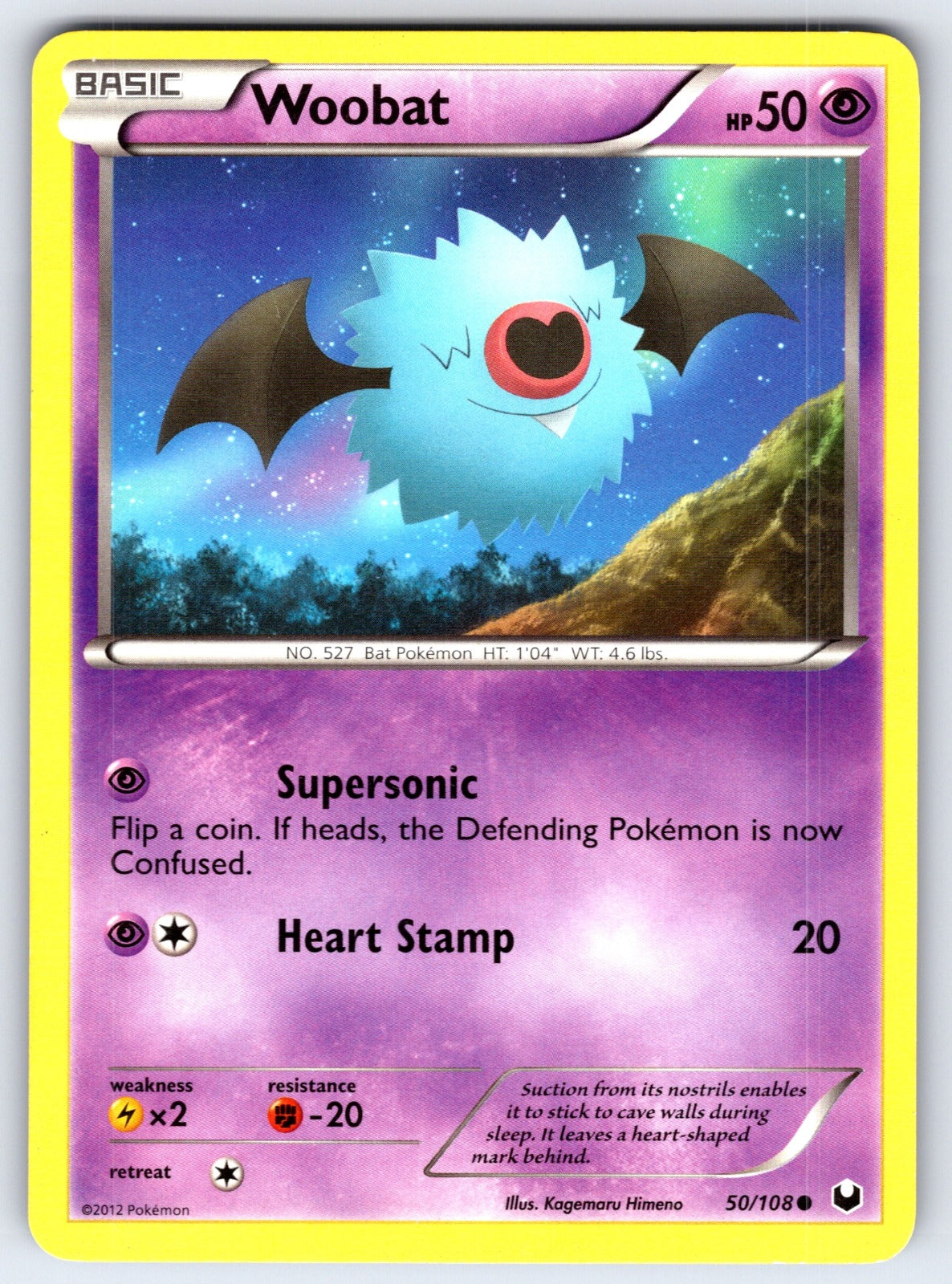 Woobat Common Dark Explorers 50/108 LP 2012