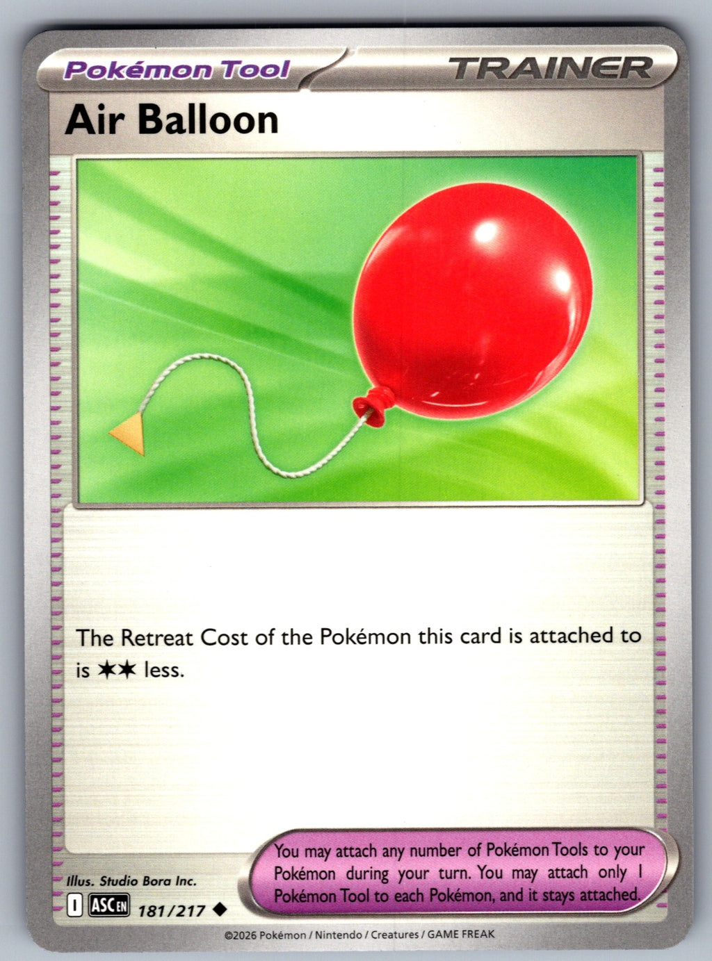 Air Balloon Uncommon ME: Ascended Heroes 181/217 NM 2026