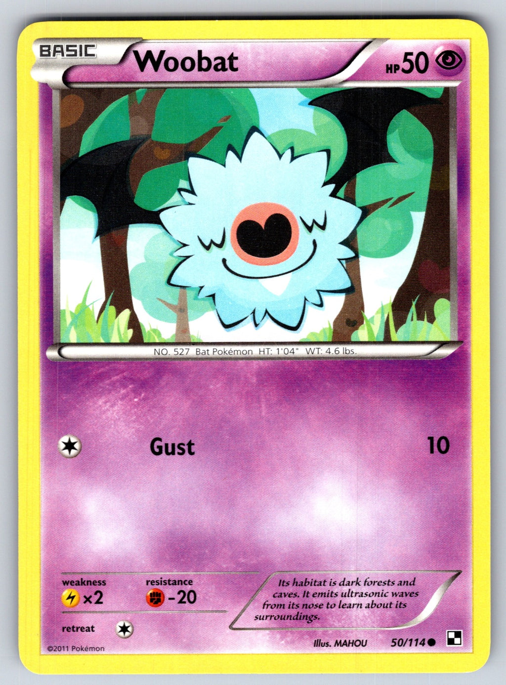 Woobat Common Black and White 50/114 LP 2011