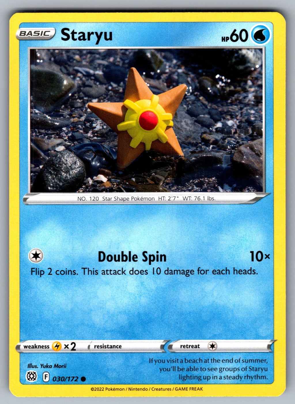 Staryu Common SWSH09: Brilliant Stars 030/172 NM 2022