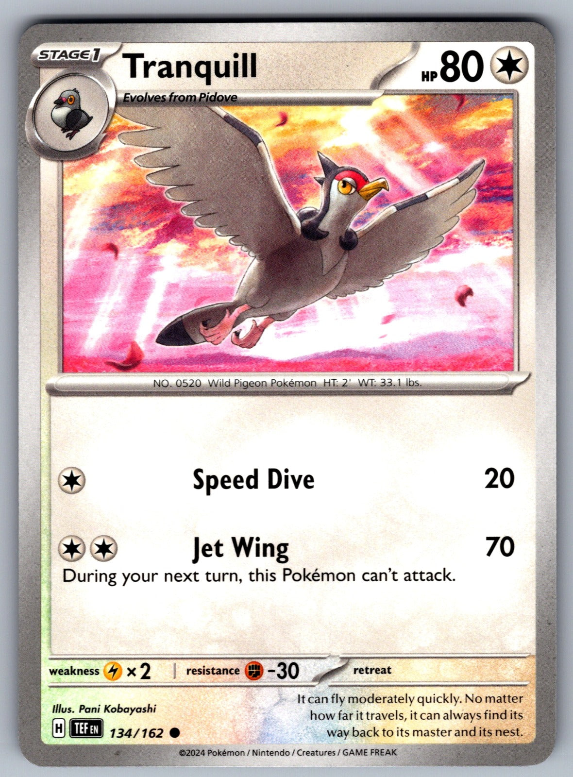Tranquill Common SV05: Temporal Forces 134/162 NM 2024
