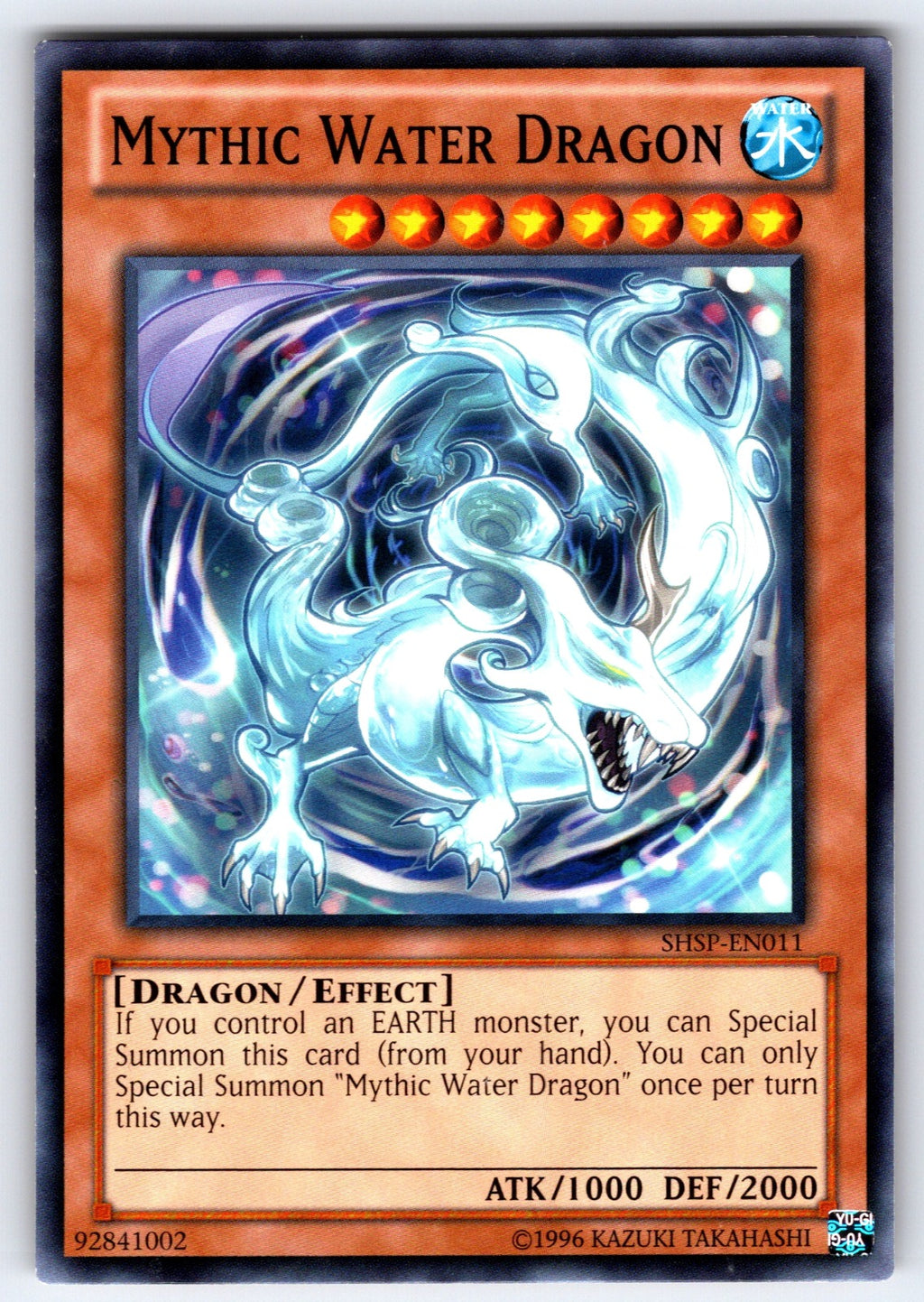 Mythic Water Dragon 1st Edition Common Shadow Specters SHSP-EN011 LP 2013