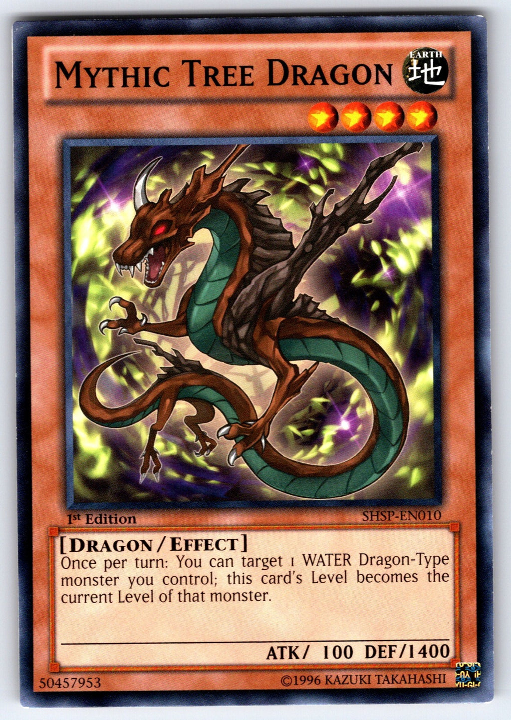 Mythic Tree Dragon 1st Edition Common Shadow Specters SHSP-EN010 LP 2013