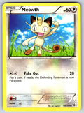 Meowth Common Boundaries Crossed 106/149 LP 2012