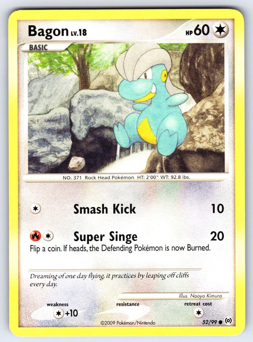 Bagon Common Arceus 52/99 LP 2009