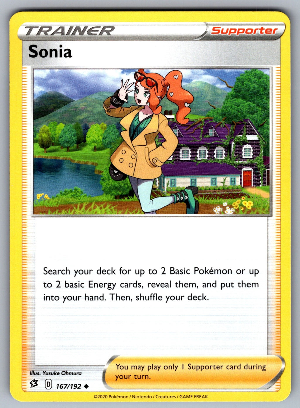 Sonia Uncommon SWSH02: Rebel Clash 167/192 NM 2020