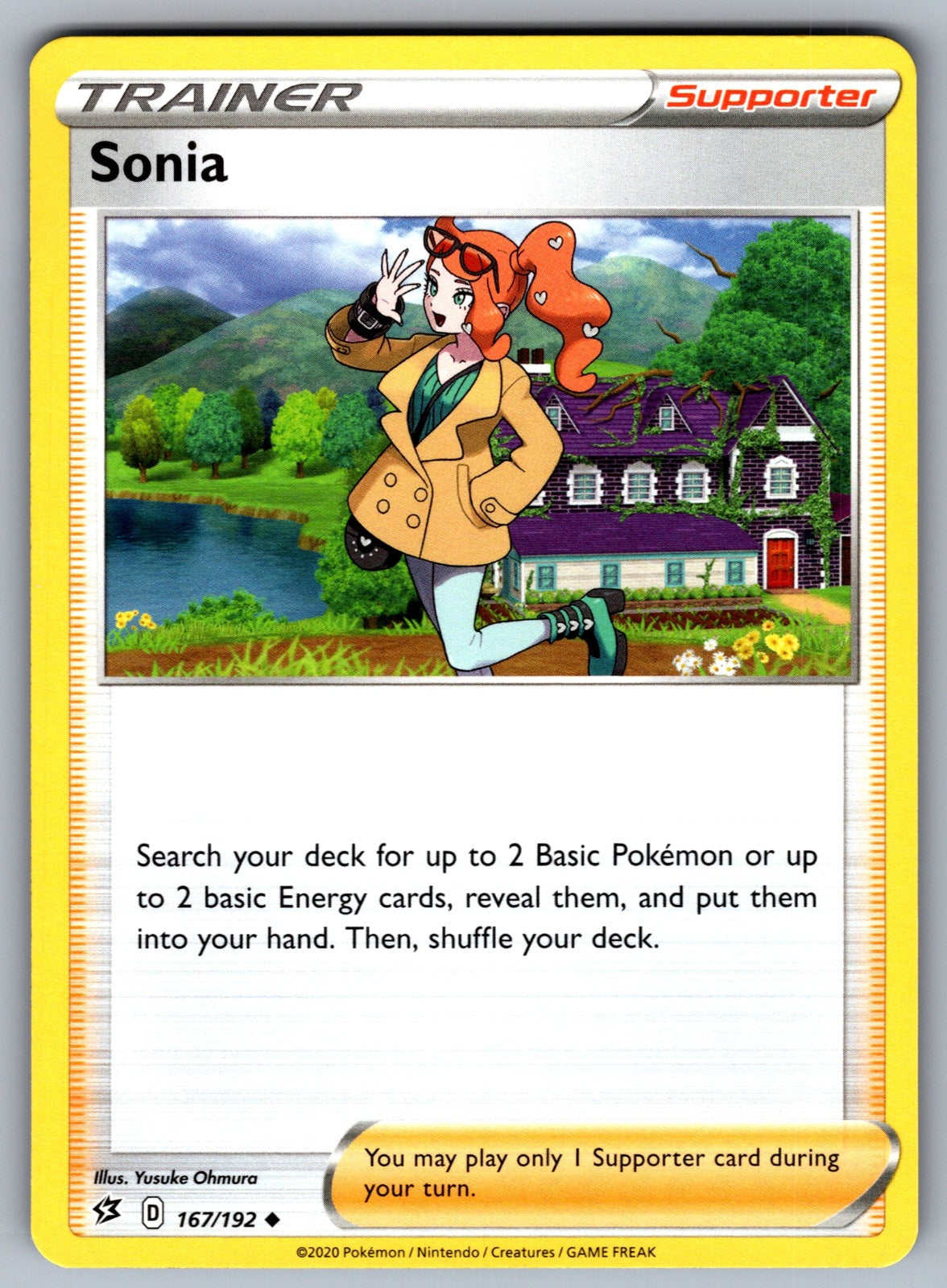 Sonia Uncommon SWSH02: Rebel Clash 167/192 NM 2020