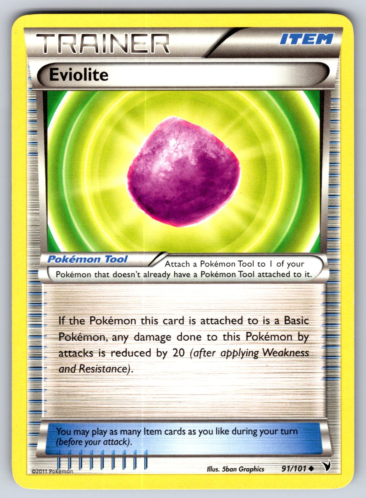 Eviolite Uncommon Noble Victories 91/101 LP 2011