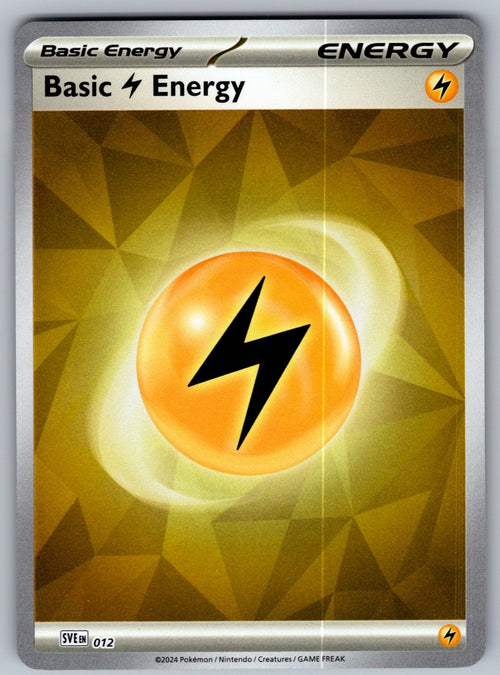 Basic Lightning Energy - Holo Common SVE: Scarlet & Violet Energies 012 NM 2023