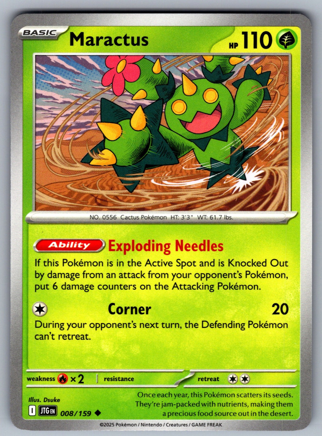 Maractus Uncommon SV09: Journey Together 008/159 NM 2025