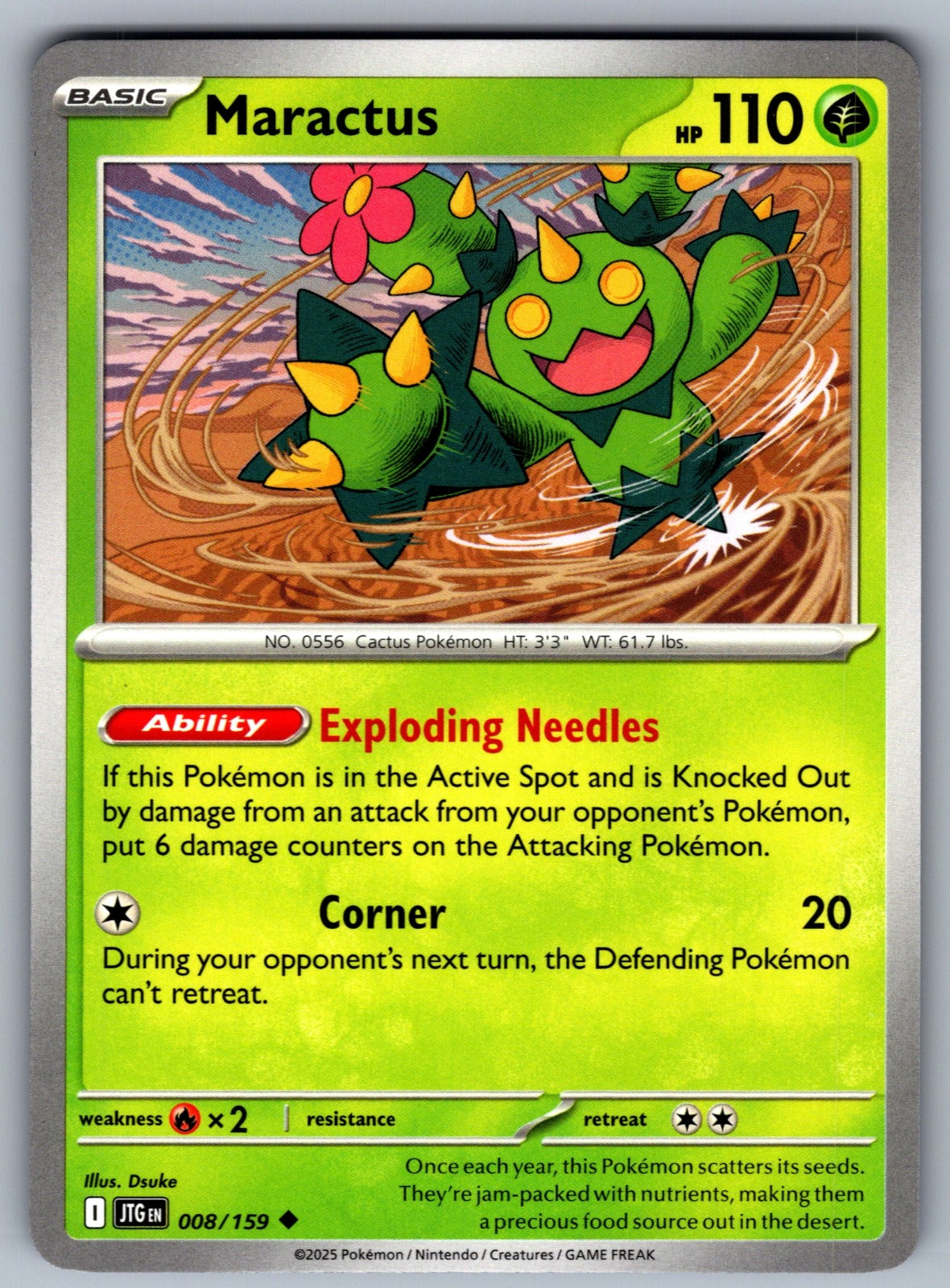 Maractus Uncommon SV09: Journey Together 008/159 NM 2025