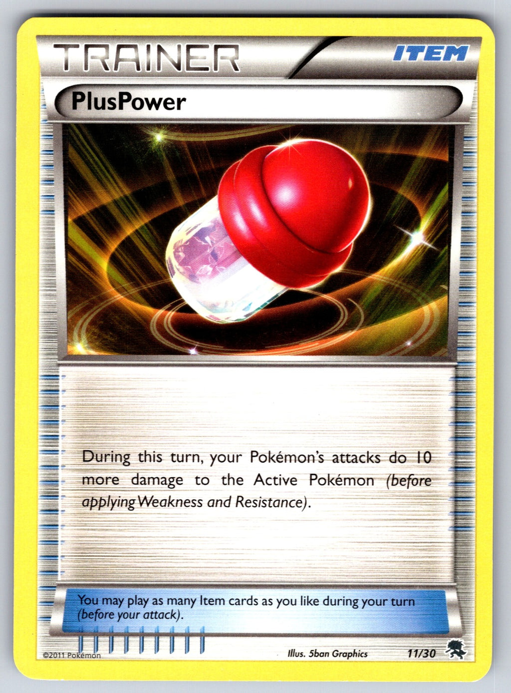 PlusPower Uncommon Black and White 96/114 LP 2011